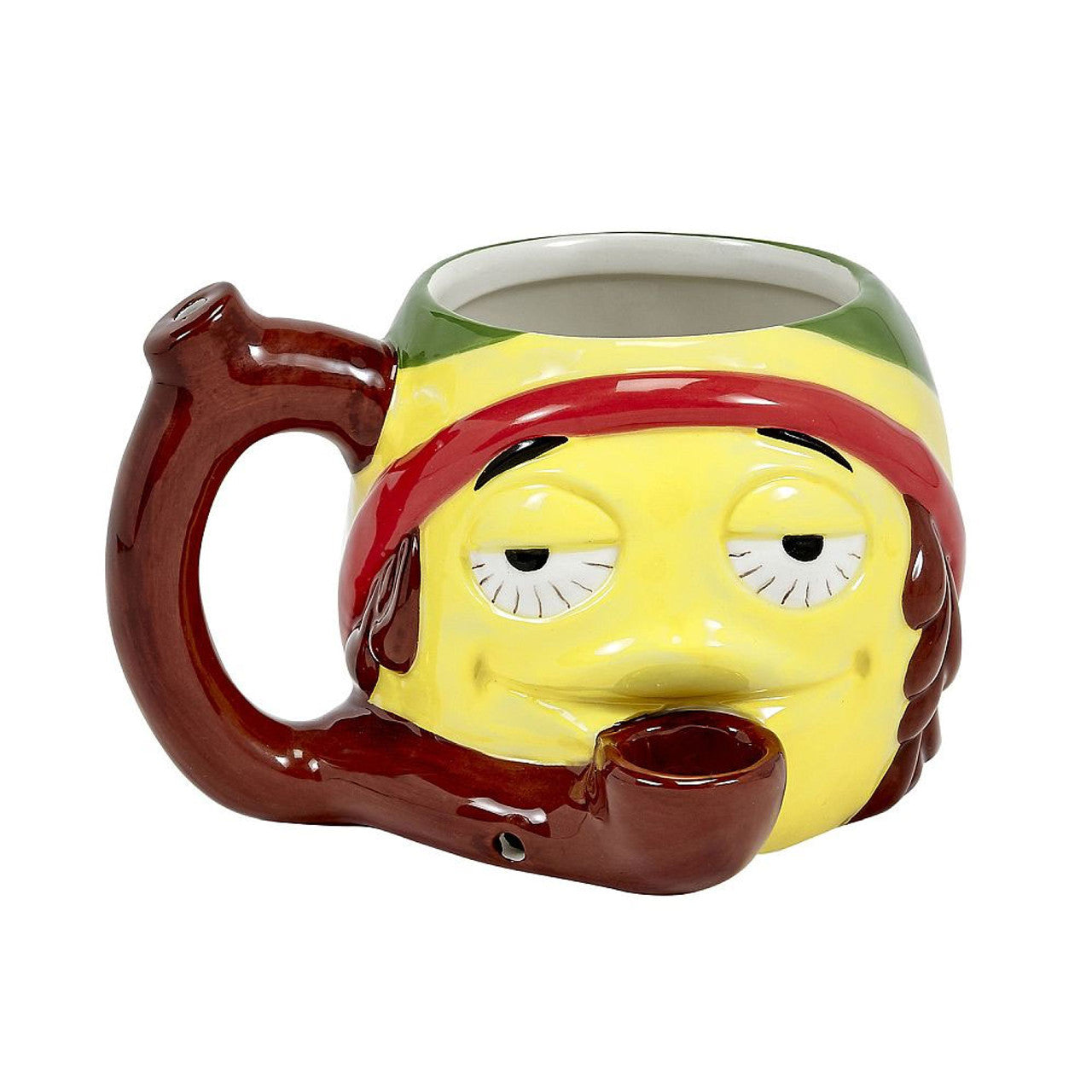 Rasta Smiley Mug Pipe