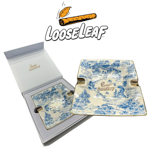 Loose Leaf Porcelain Rolling Tray